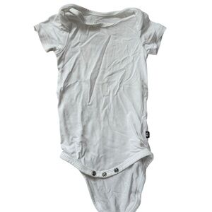 KYTE Baby White Baby Onesie, 3-6 Months